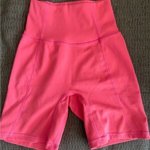 P'tula Coral High-Waisted Cassie Shorts